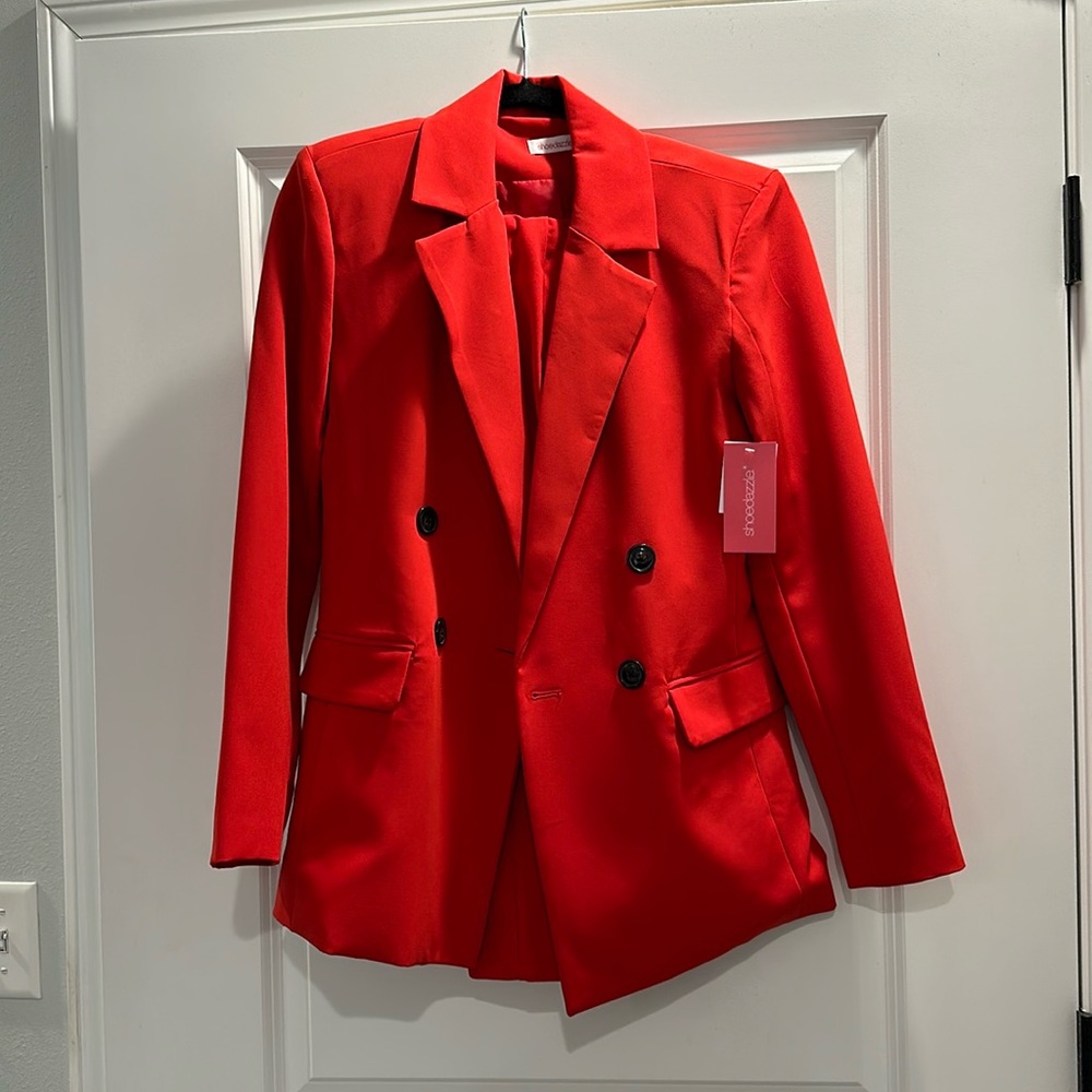 NWT - Red business casual suit set - Size Small
